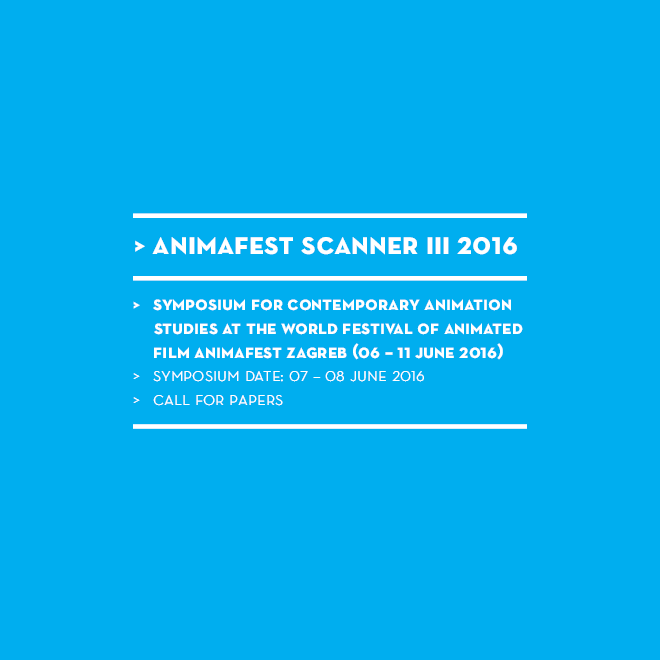 Apply for the international Animafest Scanner III 2016 symposium
