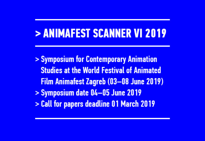 Apply for the International Animafest Scanner VI 2019 Symposium!