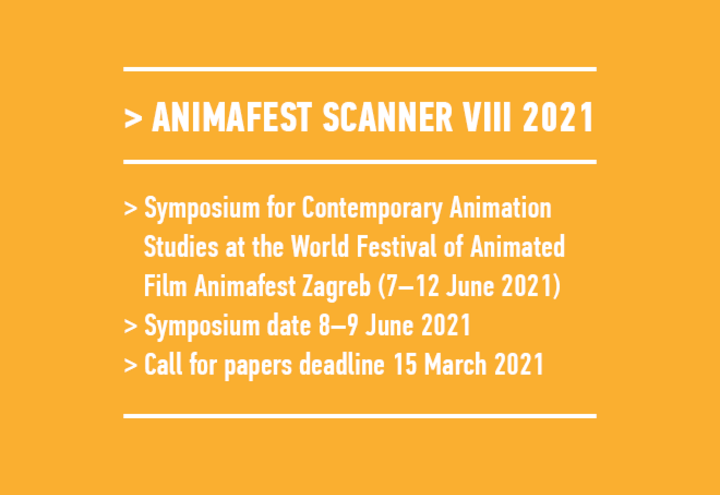 Prijavite se na međunarodni znanstveni skup Animafest Scanner VIII 2021!