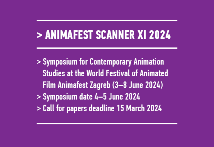 Prijavite se na međunarodni znanstveni skup Animafest Scanner XI 2024
